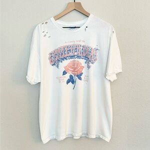 FREE PEOPLE/JUNK FOOD Grateful Dead Rose Graphic Tee